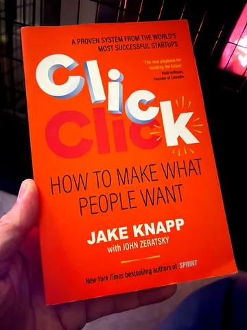Click by Jake Knapp and John Zeratsky — book cover